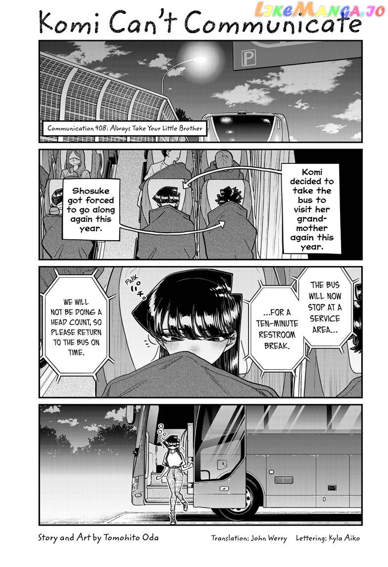 Komi-san wa Komyushou Desu chapter 408 - page 1