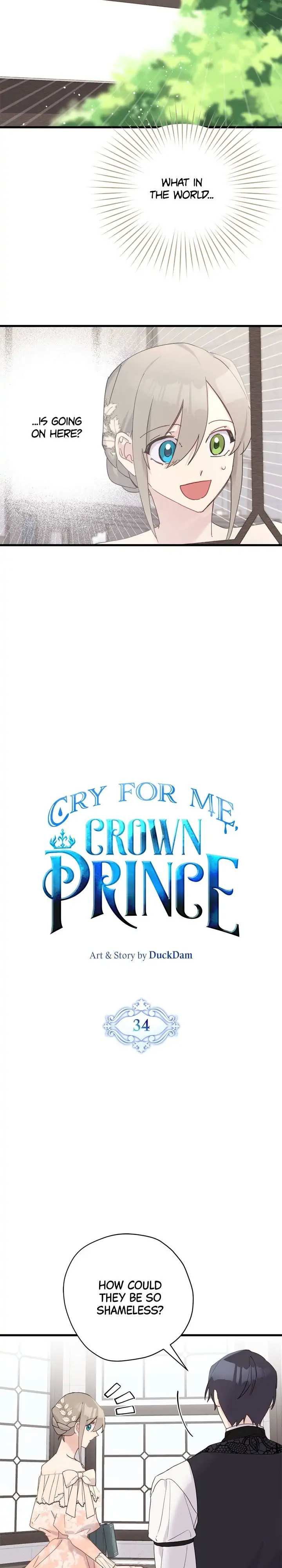 Please Cry, Crown Prince chapter 34 - page 2
