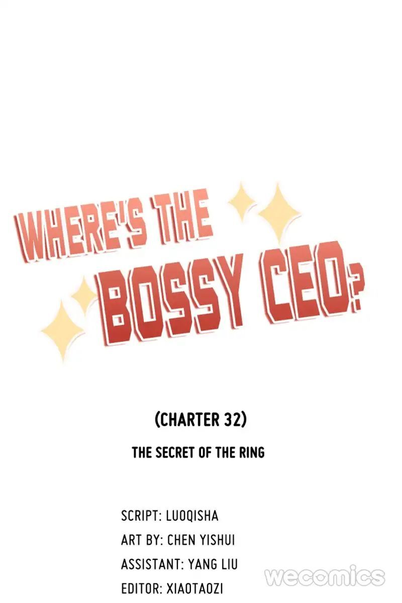 Where’s the Bossy CEO? Chapter 32 - page 1