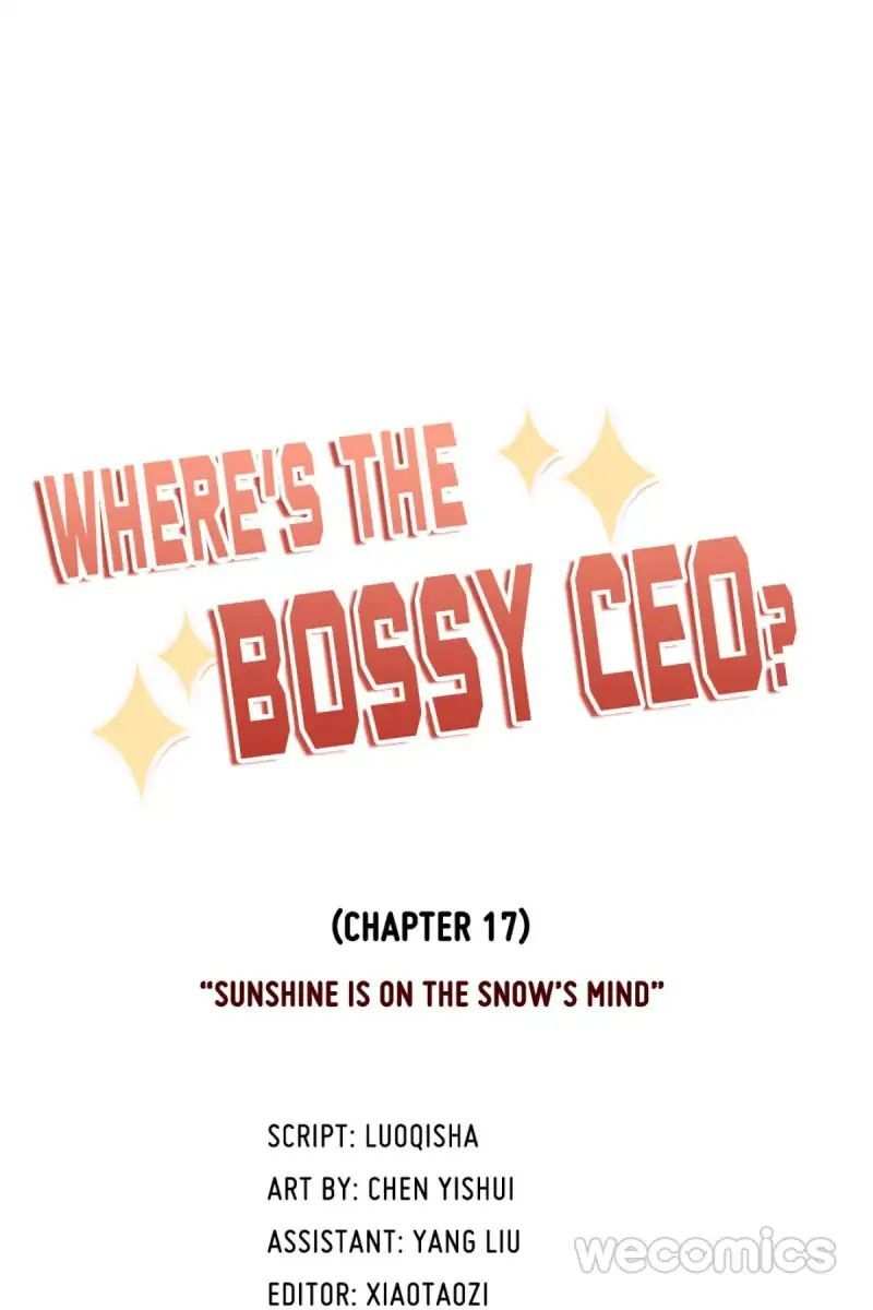Where’s the Bossy CEO? Chapter 17 - page 8