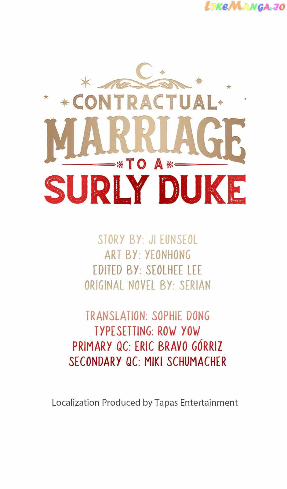 Contractual Marriage to a Surly Duke Chapter 75 - page 1