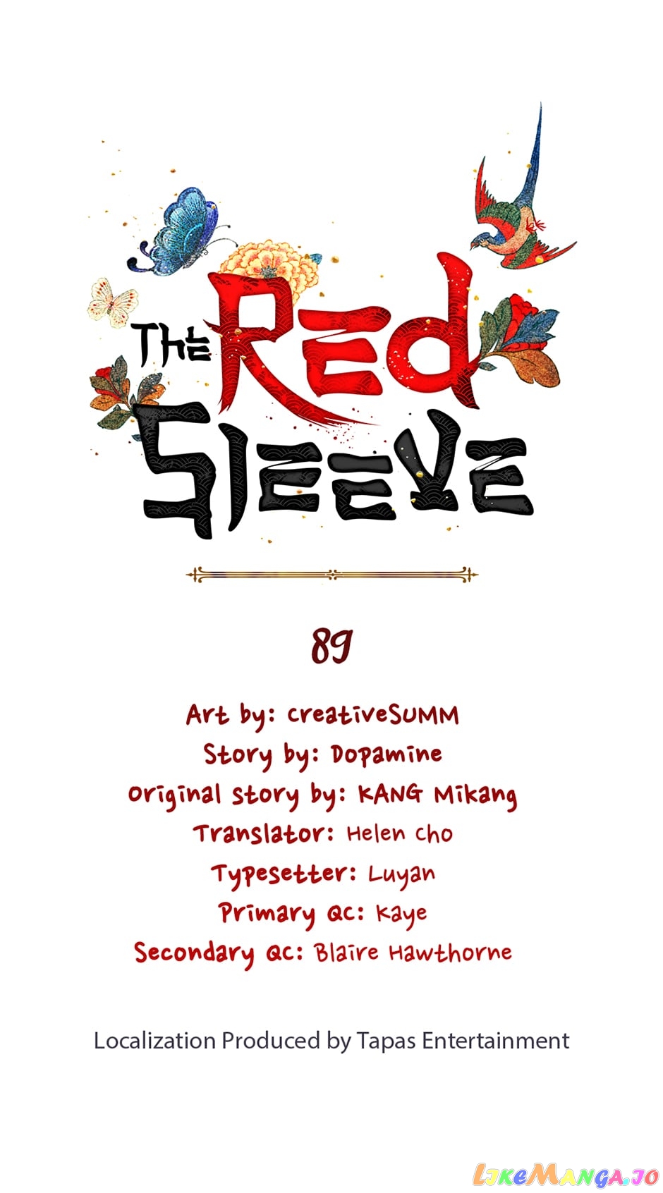 The Red Sleeve Chapter 89 - page 1