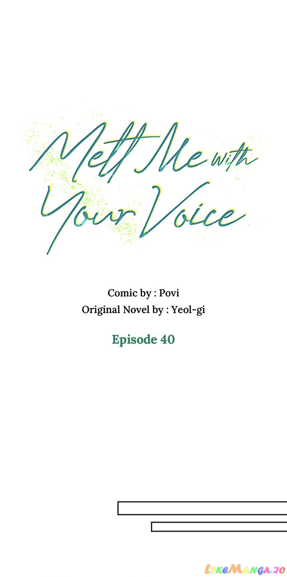 Melt Me With Your Voice Chapter 40 - page 35