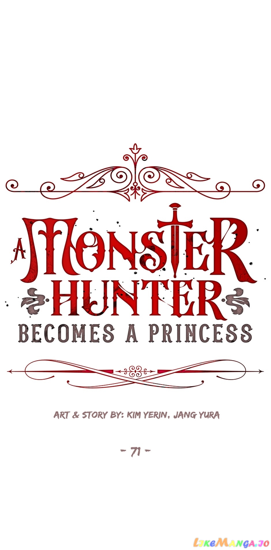 A Monster Hunter Becomes a Princess Chapter 71 - page 1