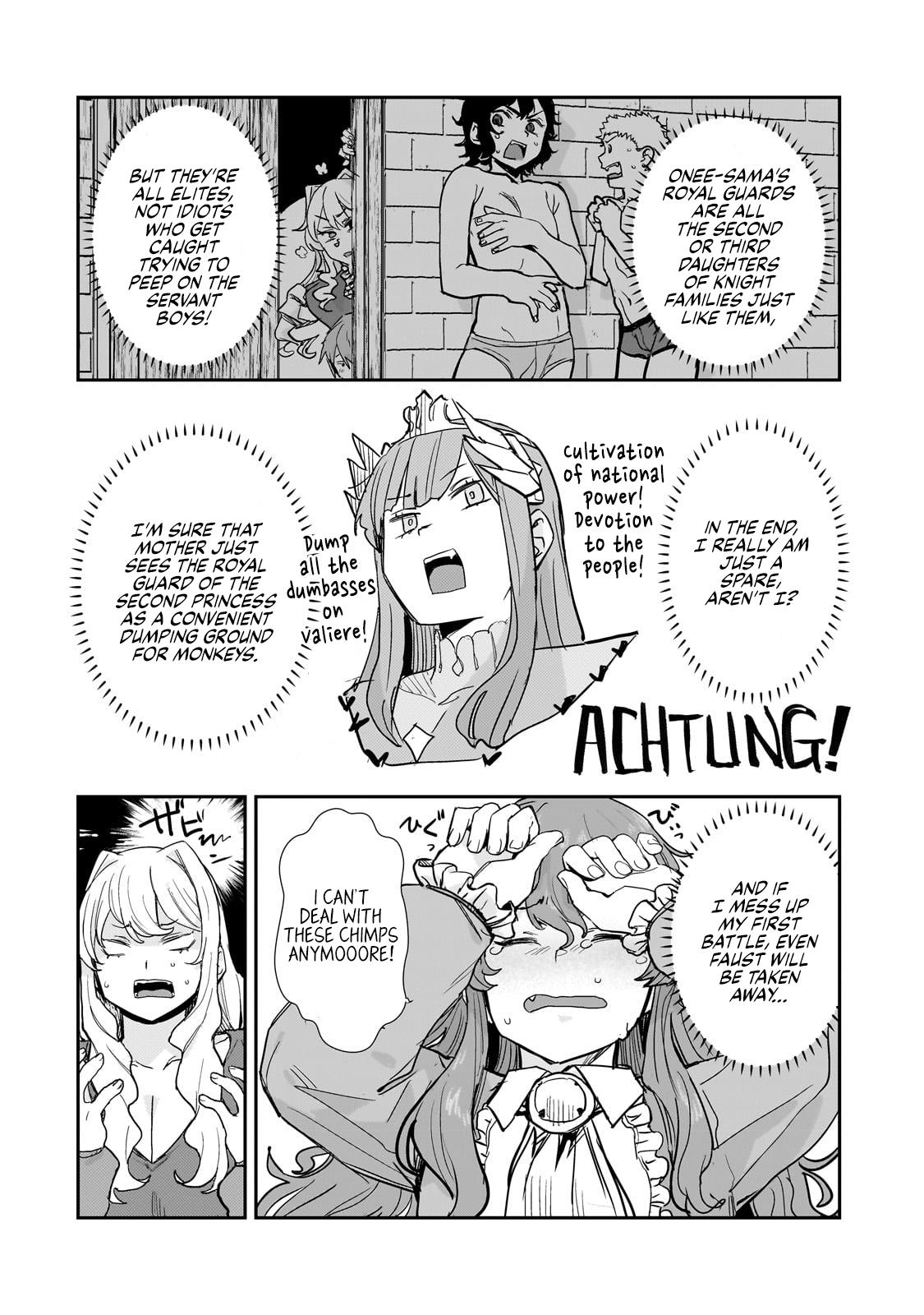 Virgin Knight who is the Frontier Lord in the Gender Switched World chapter 3.2 - page 8