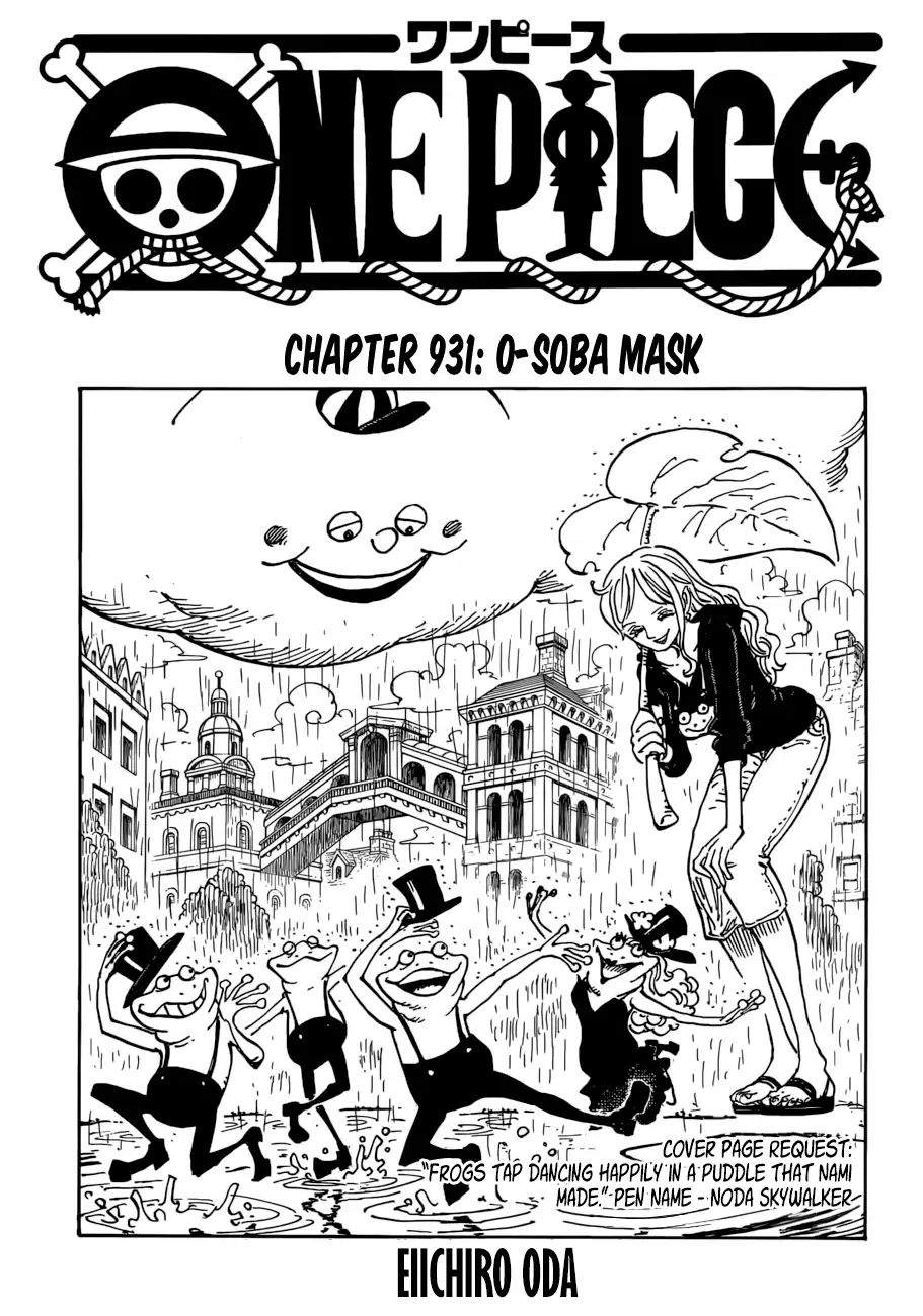 One Piece chapter 931 - page 1