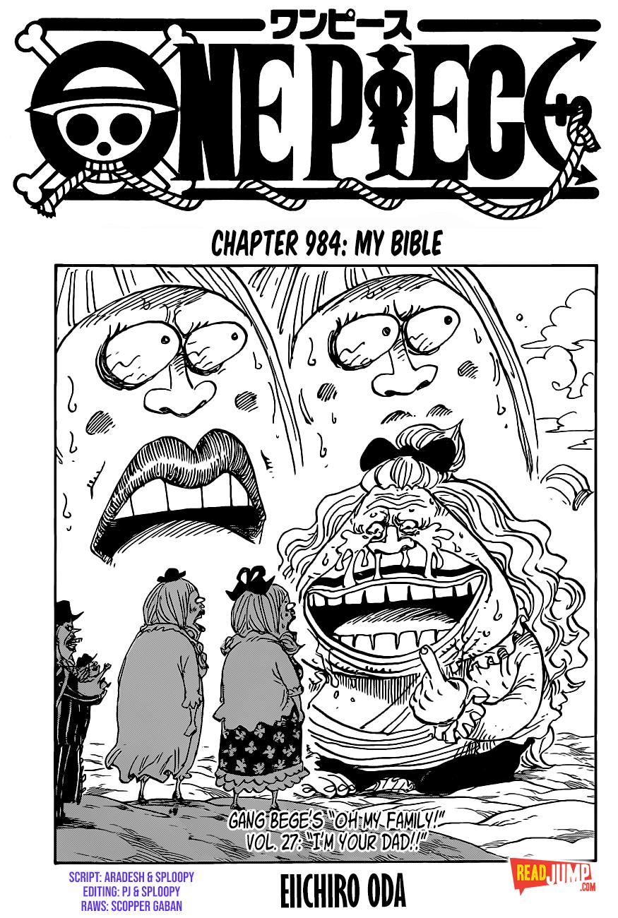 One Piece chapter 984 - page 1