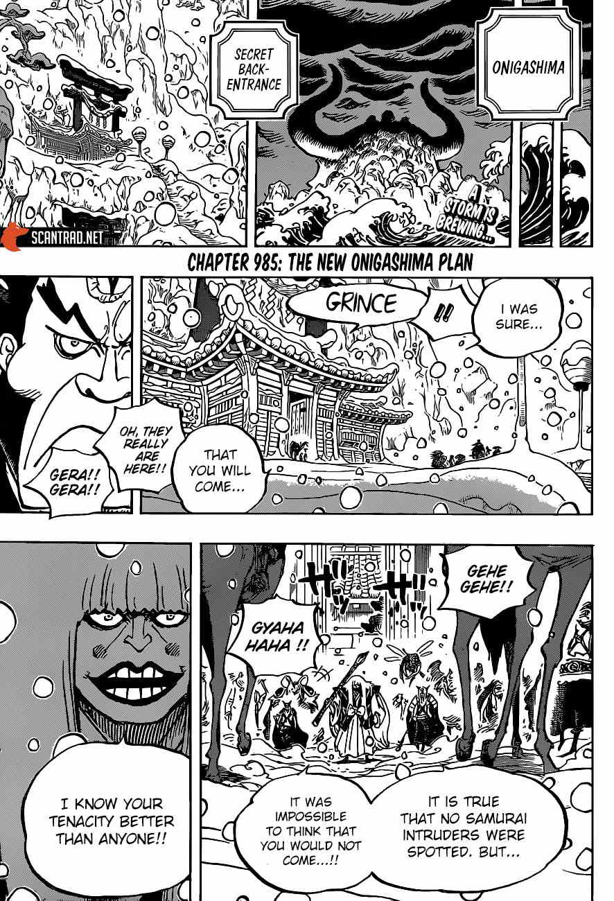 One Piece chapter 985 - page 3