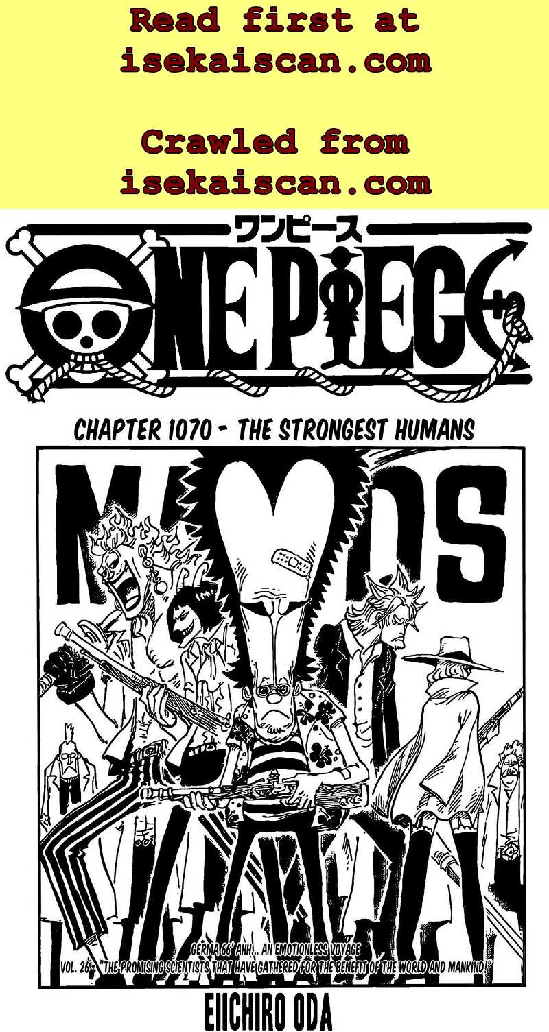 One Piece chapter 1070 - page 1