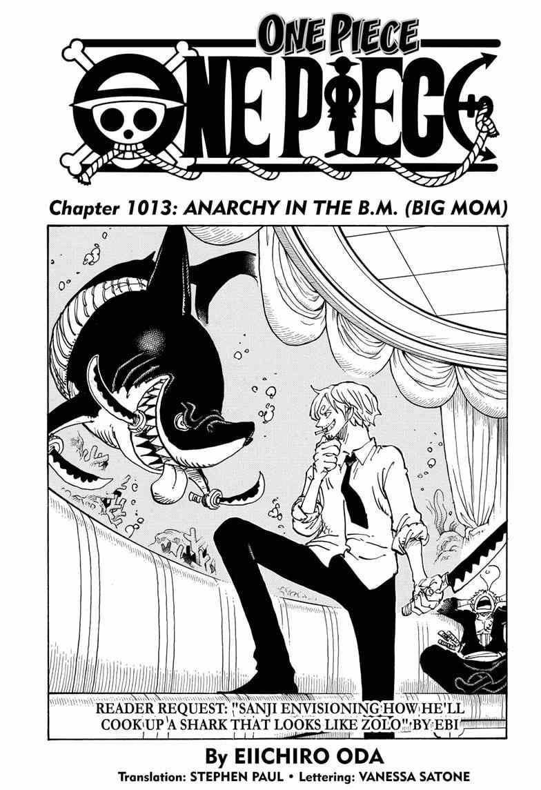 One Piece chapter 1013 - page 1