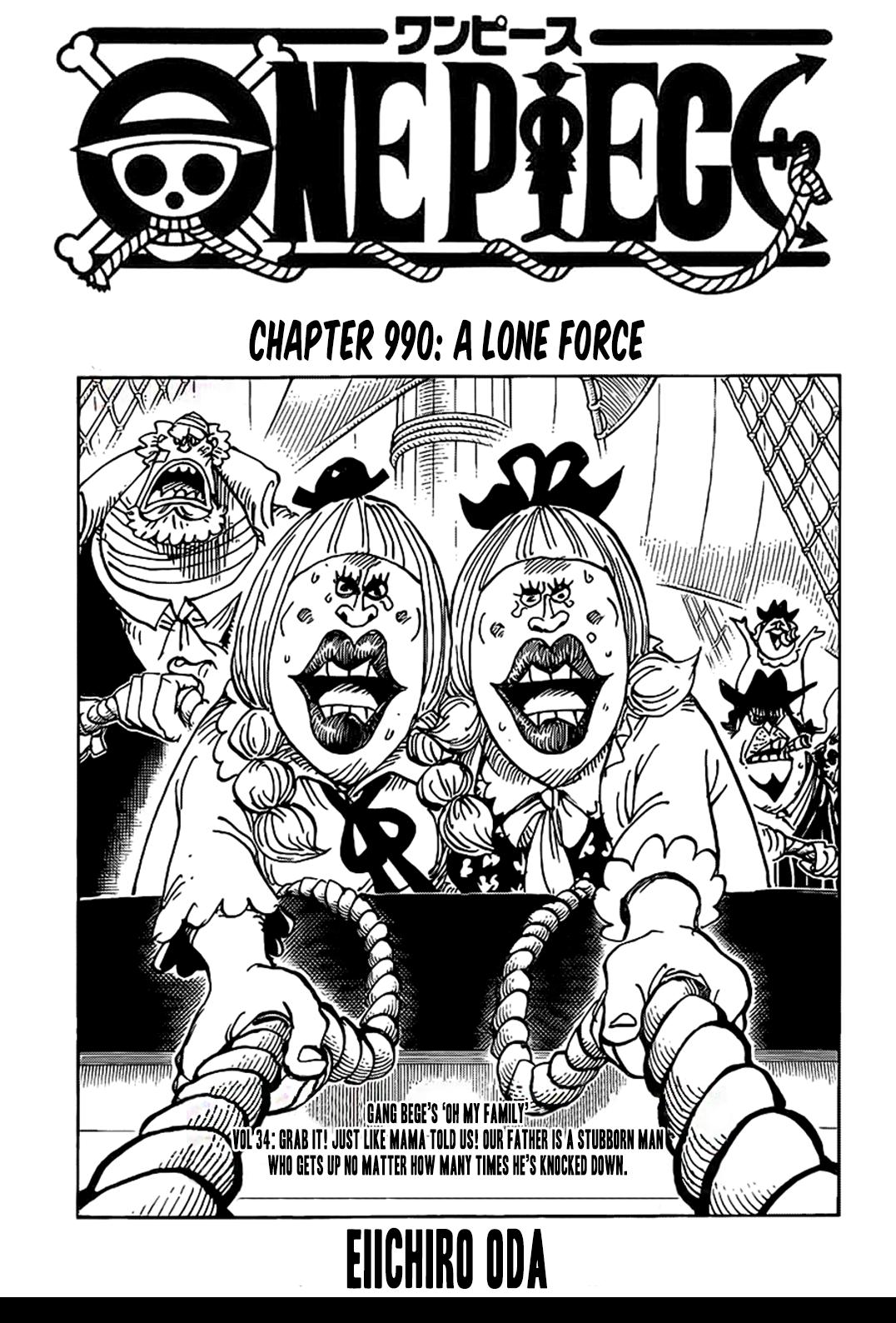 One Piece chapter 990 - page 1