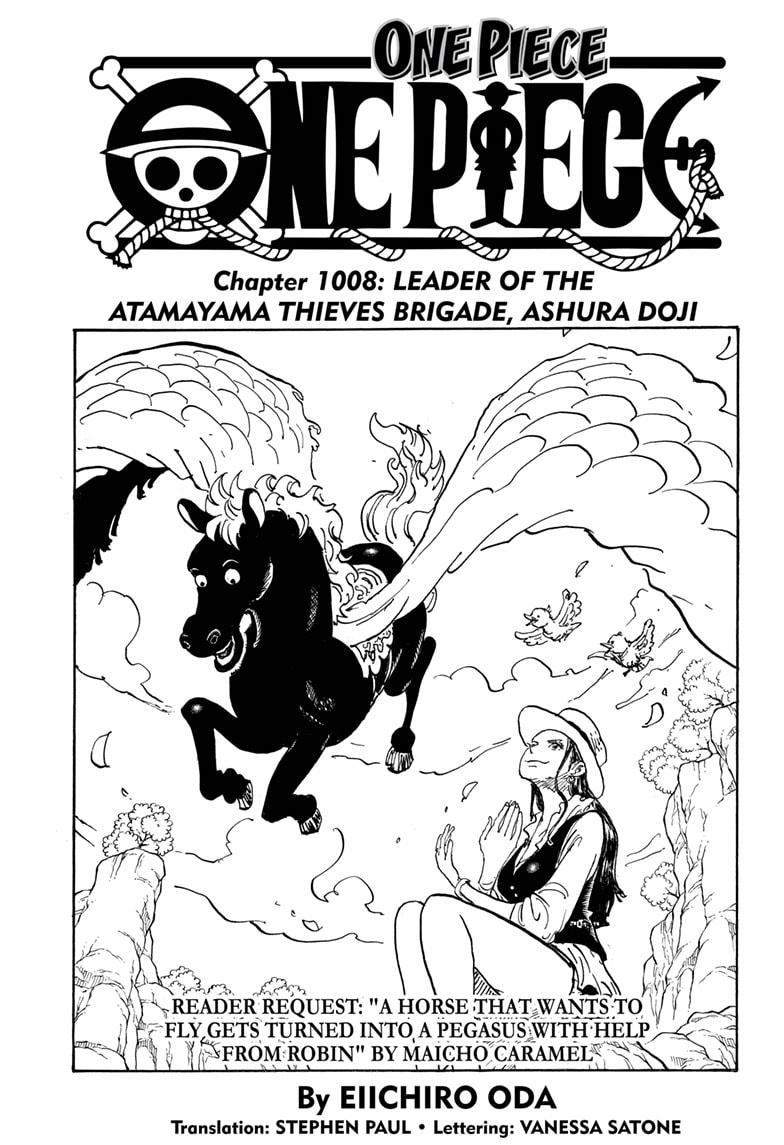 One Piece chapter 1008 - page 1