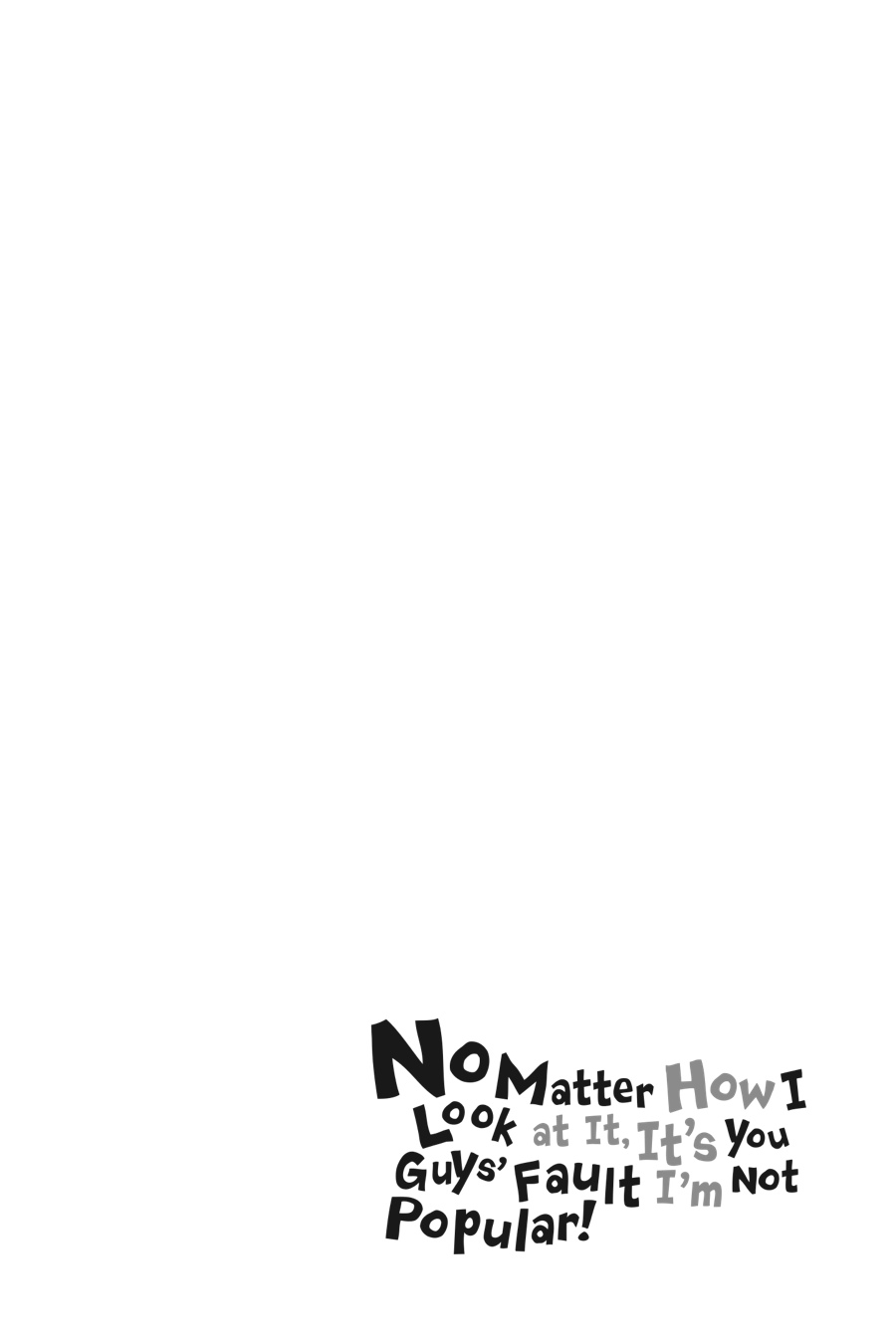 It's Not My Fault That I'm Not Popular! chapter 98.5 - page 13