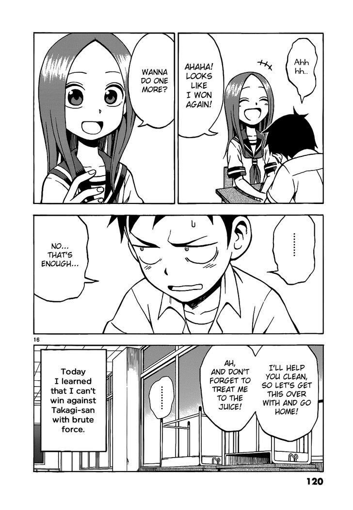 Karakai Jouzu No Takagi-San chapter 16 - page 17