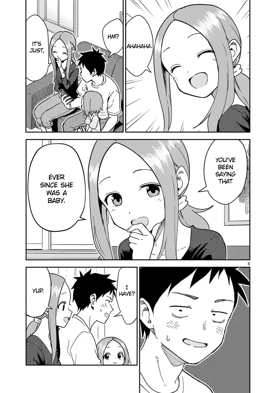 Karakai Jouzu no (Moto) Takagi-san chapter 276 - page 5