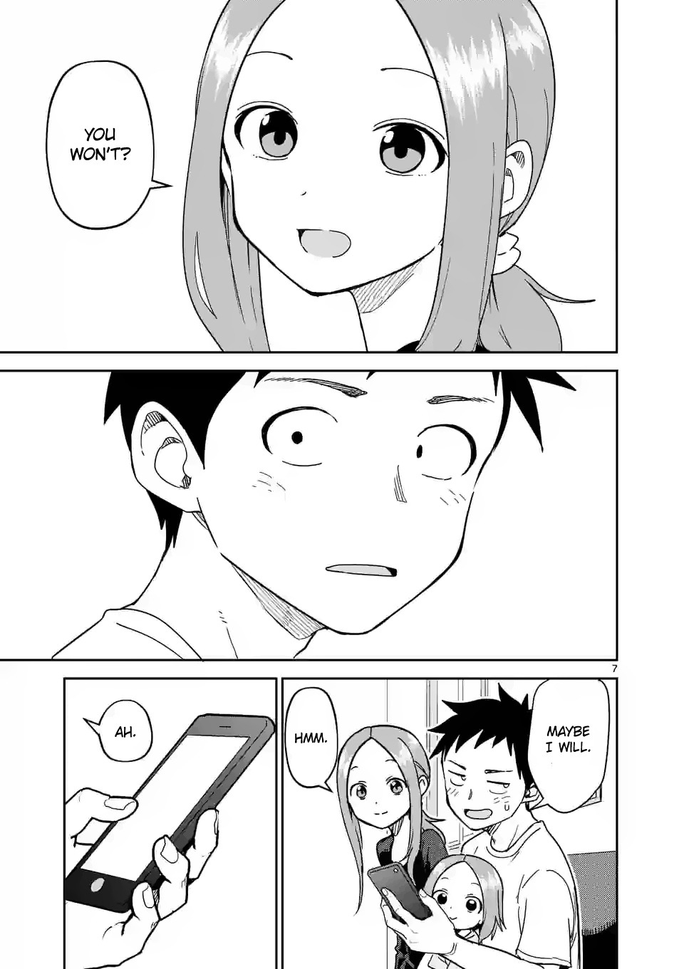 Karakai Jouzu no (Moto) Takagi-san chapter 276 - page 7