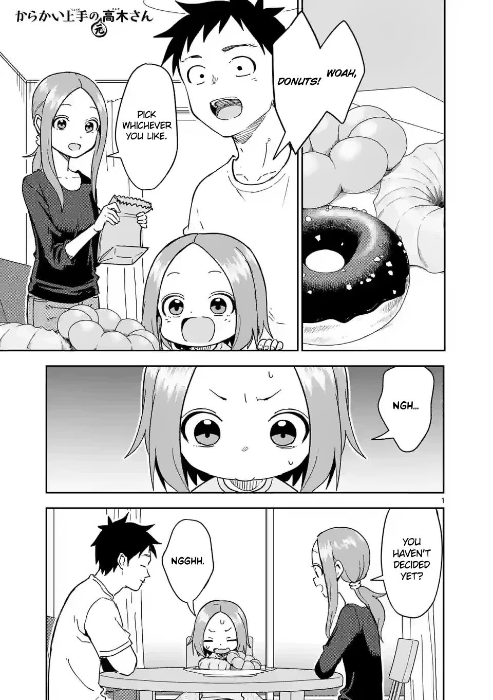 Karakai Jouzu no (Moto) Takagi-san chapter 278 - page 1