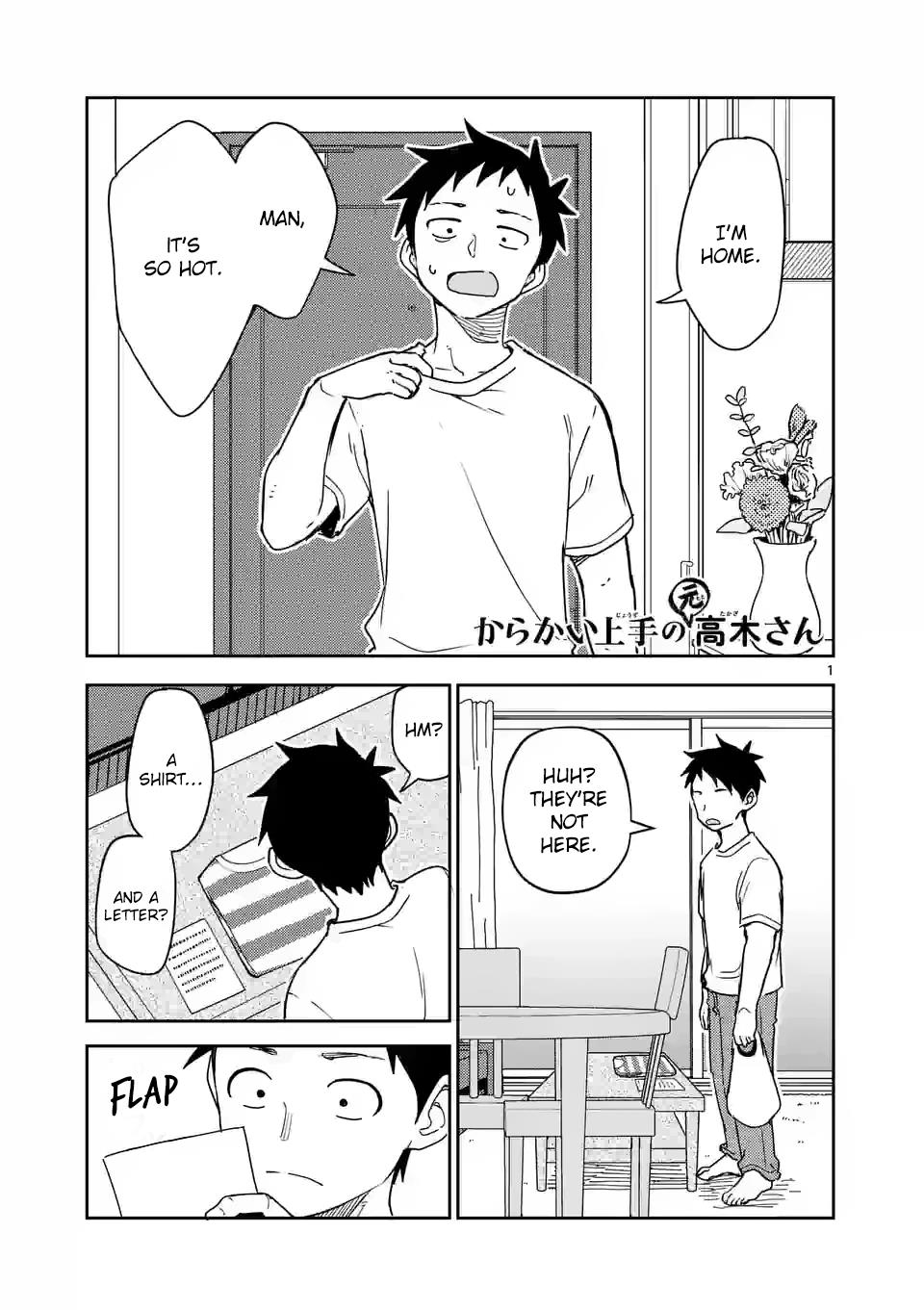 Karakai Jouzu no (Moto) Takagi-san chapter 289 - page 1