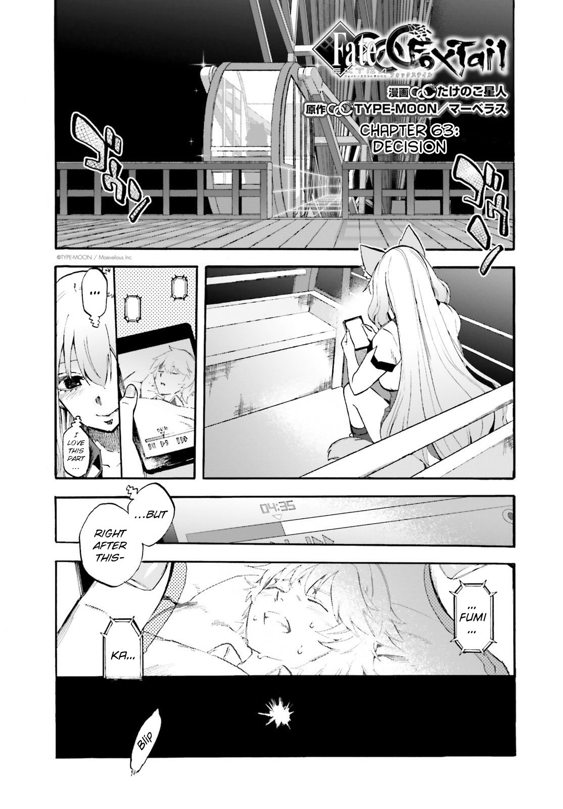 Fate/Extra CCC - Foxtail chapter 63 - page 1