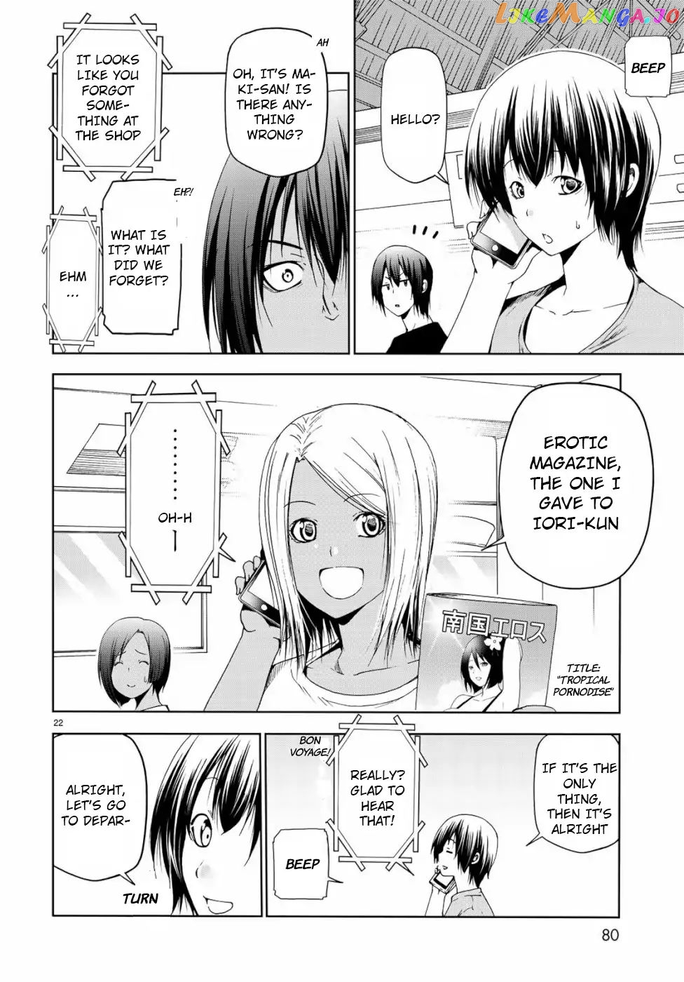 Grand Blue chapter 57 - page 22