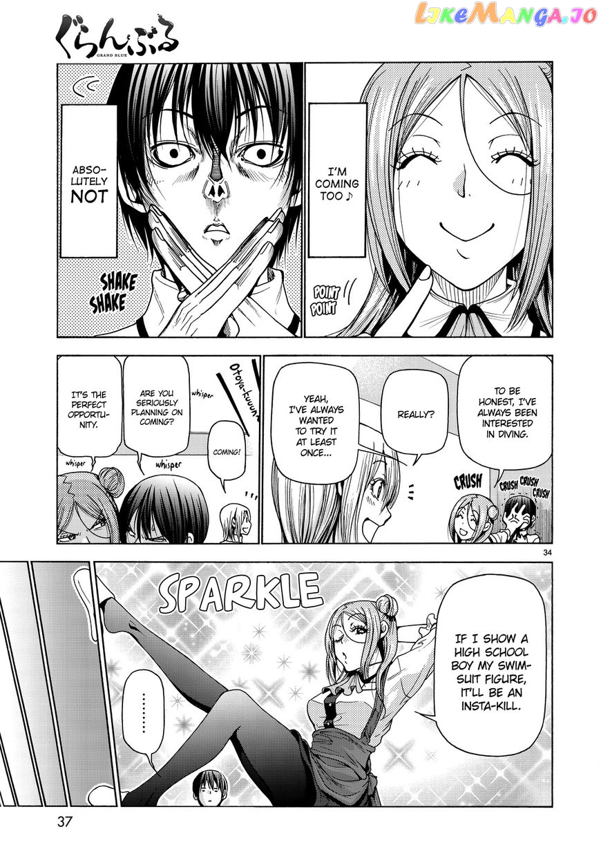 Grand Blue chapter 34 - page 36