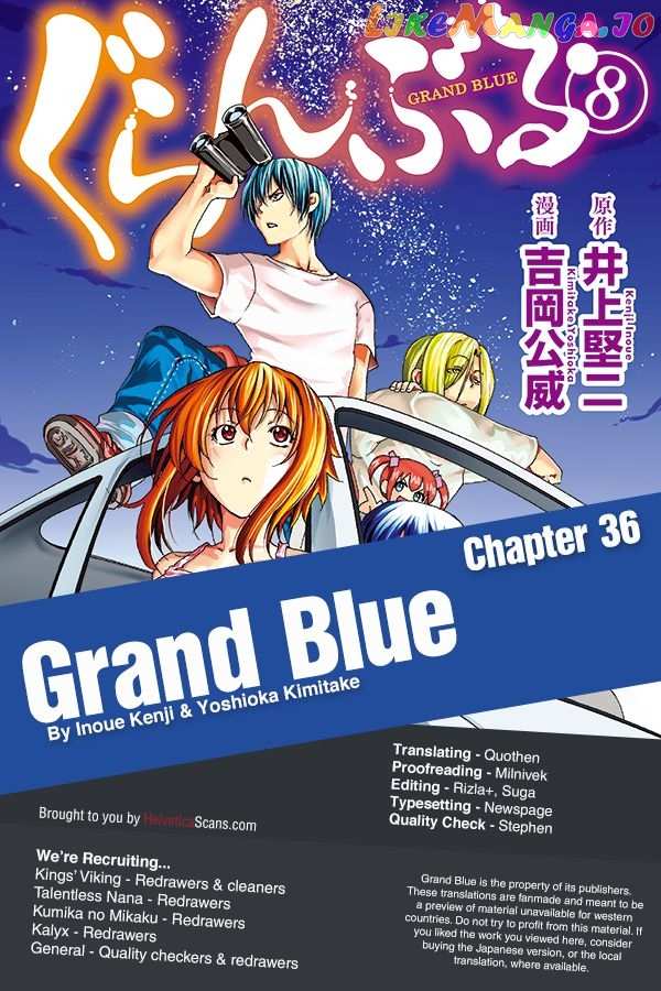 Grand Blue chapter 36 - page 1