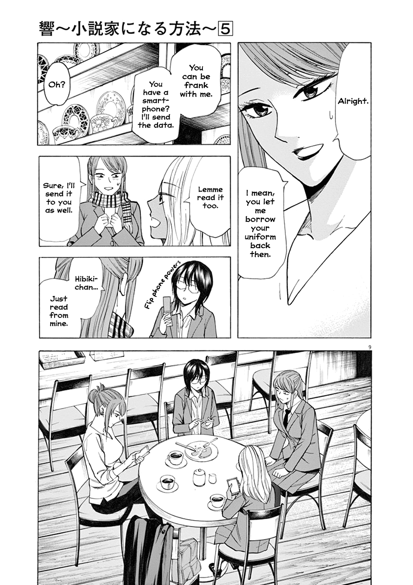 Hibiki - Shousetsuka ni Naru Houhou chapter 37 - page 9