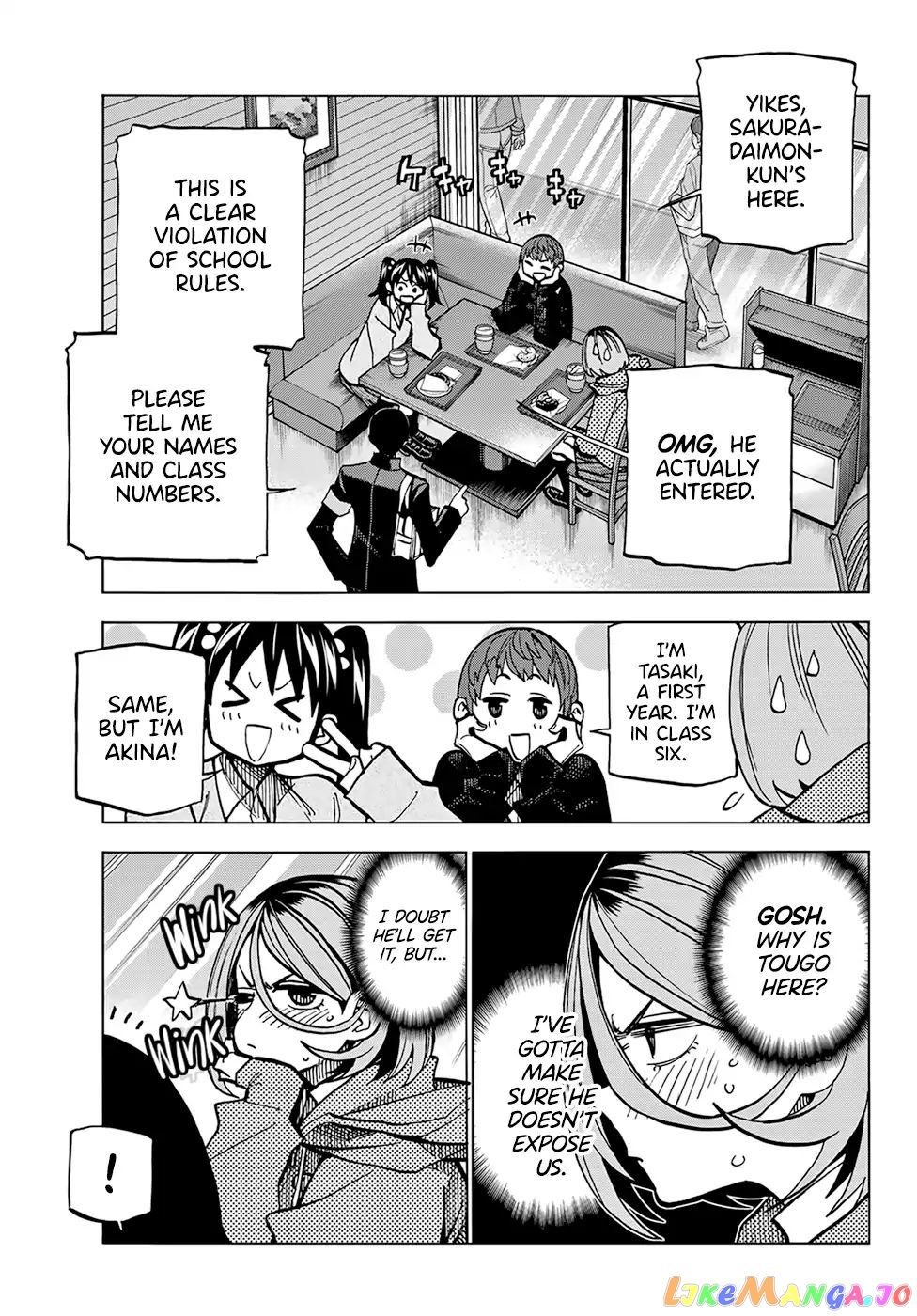 The Story Between a Dumb Prefect and a High School Girl with an Inappropriate Skirt Length chapter 3 - page 6