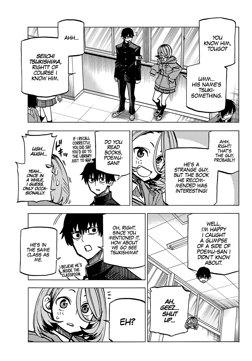 The Story Between a Dumb Prefect and a High School Girl with an Inappropriate Skirt Length chapter 5 - page 12