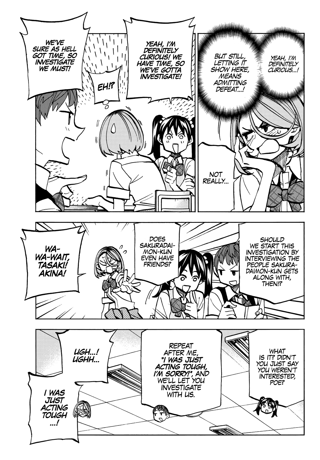 The Story Between a Dumb Prefect and a High School Girl with an Inappropriate Skirt Length chapter 7 - page 11