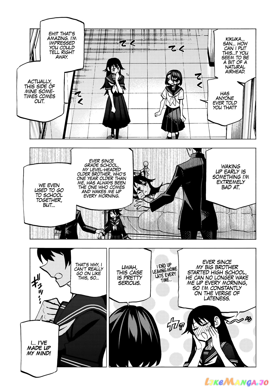 The Story Between a Dumb Prefect and a High School Girl with an Inappropriate Skirt Length chapter 11 - page 8