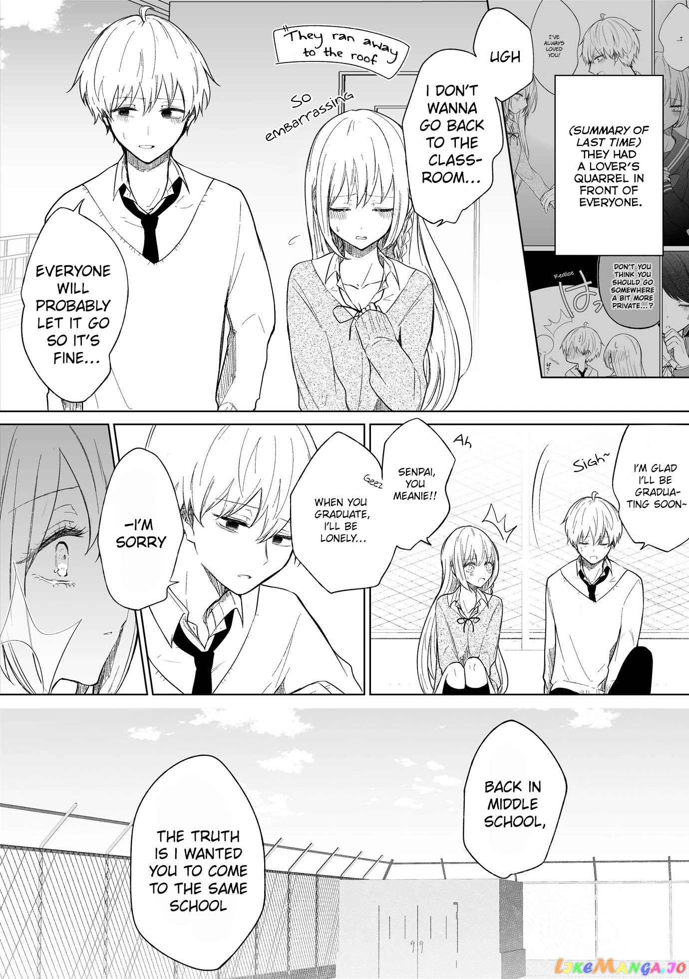 Ichizu de Bitch na Kouhai chapter 78 - page 1