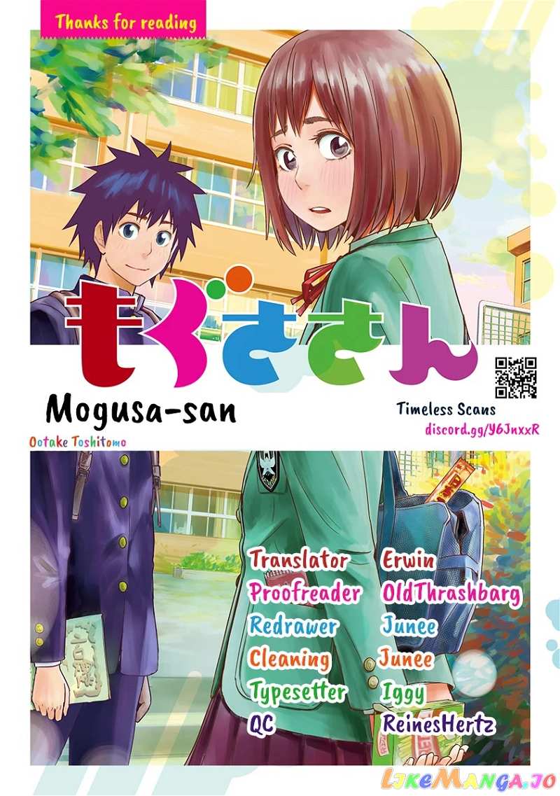 Mogusa-san chapter 58 - page 1