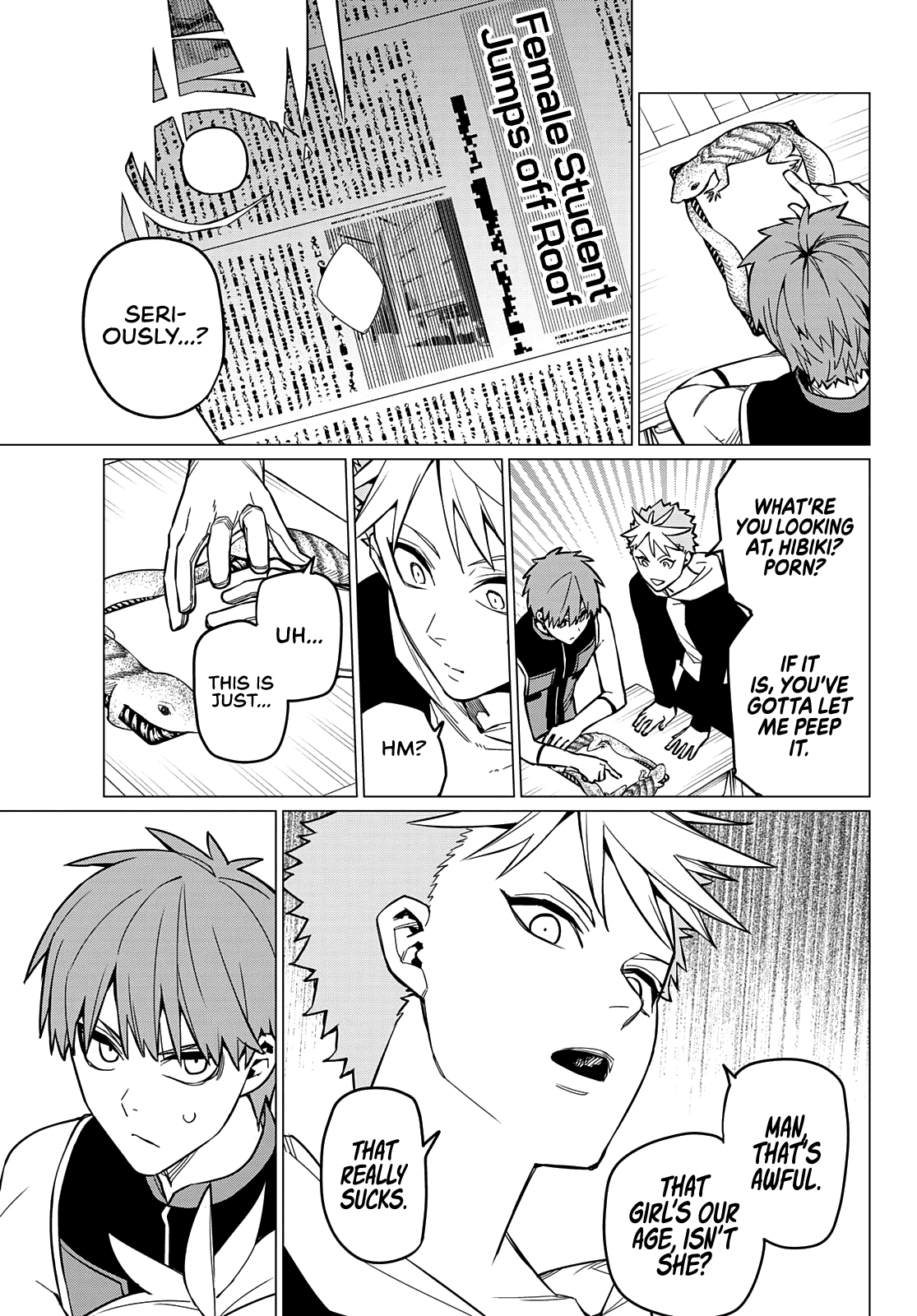 Sentai Daishikkaku chapter 59 - page 14