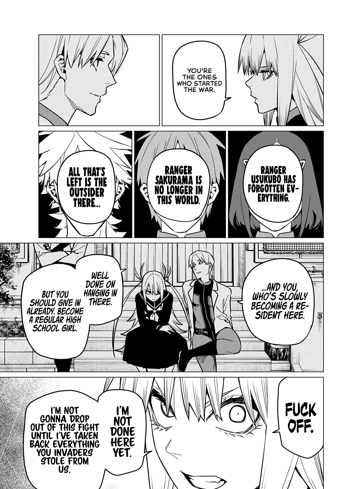 Sentai Daishikkaku chapter 61 - page 8
