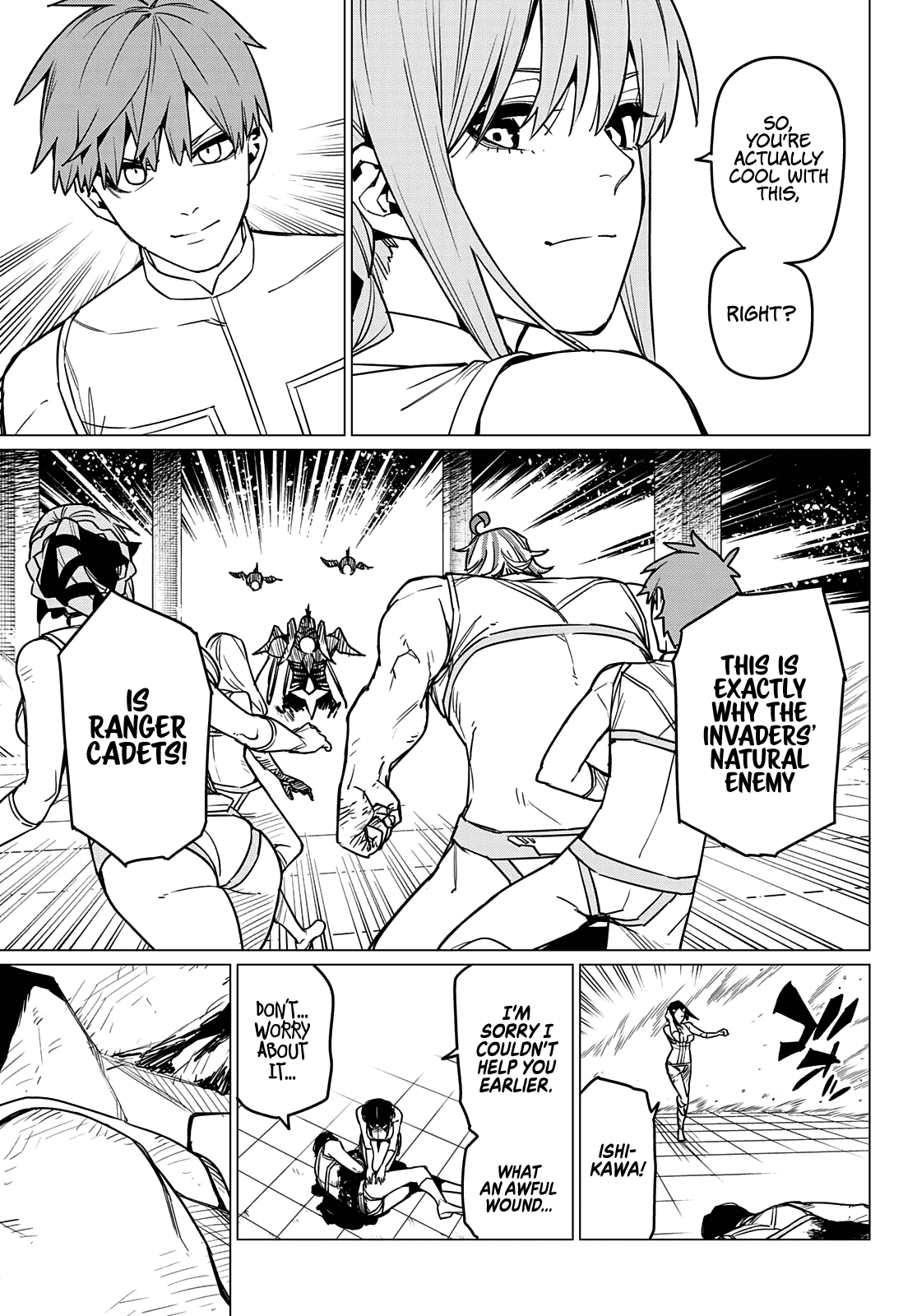 Sentai Daishikkaku chapter 46 - page 14