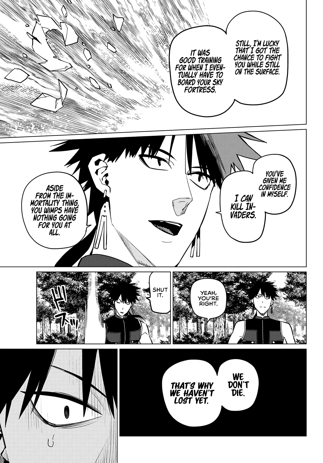 Sentai Daishikkaku chapter 76 - page 12