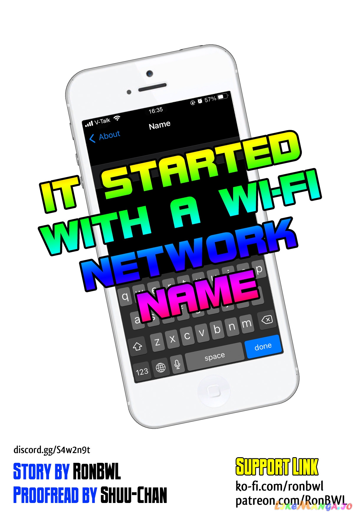It Started With A Wi-Fi Network Name chapter 12.5 - page 1