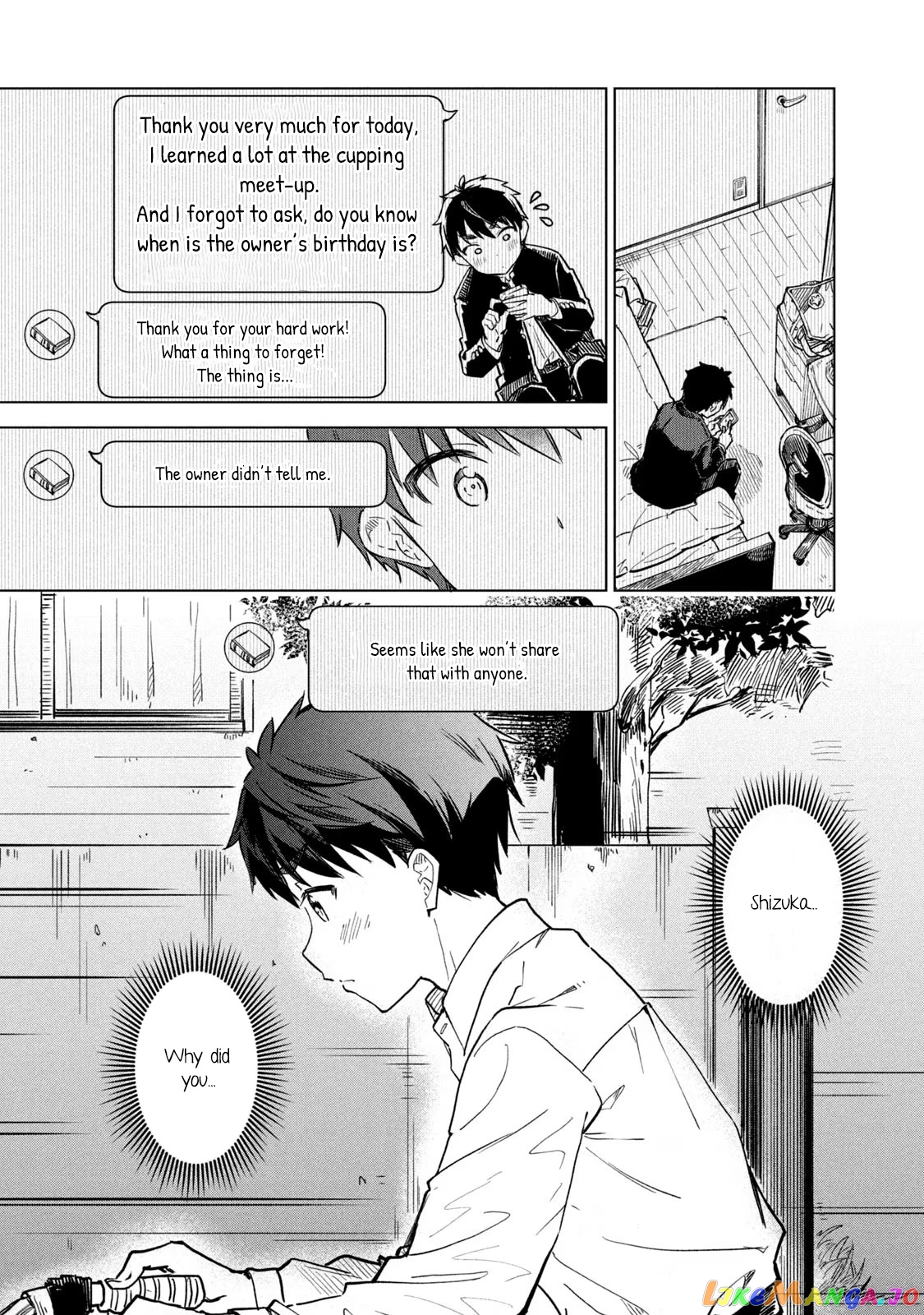 Coffee wo Shizuka ni chapter 10.1 - page 13