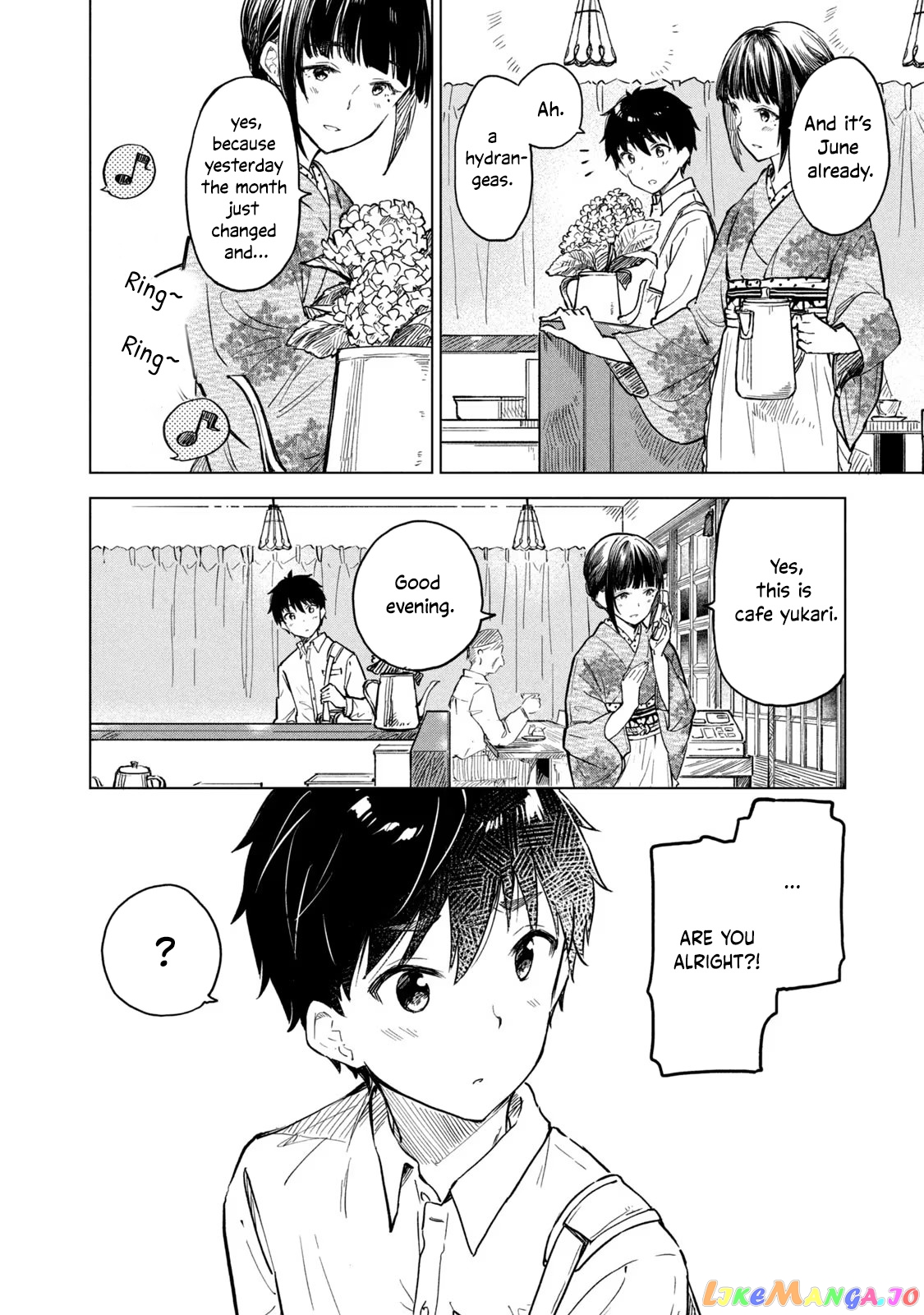 Coffee wo Shizuka ni chapter 10.1 - page 2