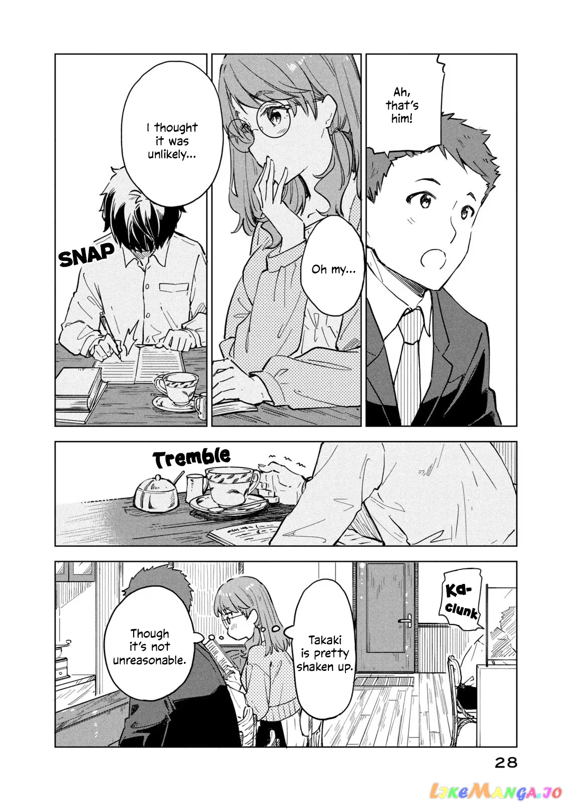Coffee wo Shizuka ni chapter 13.1 - page 26