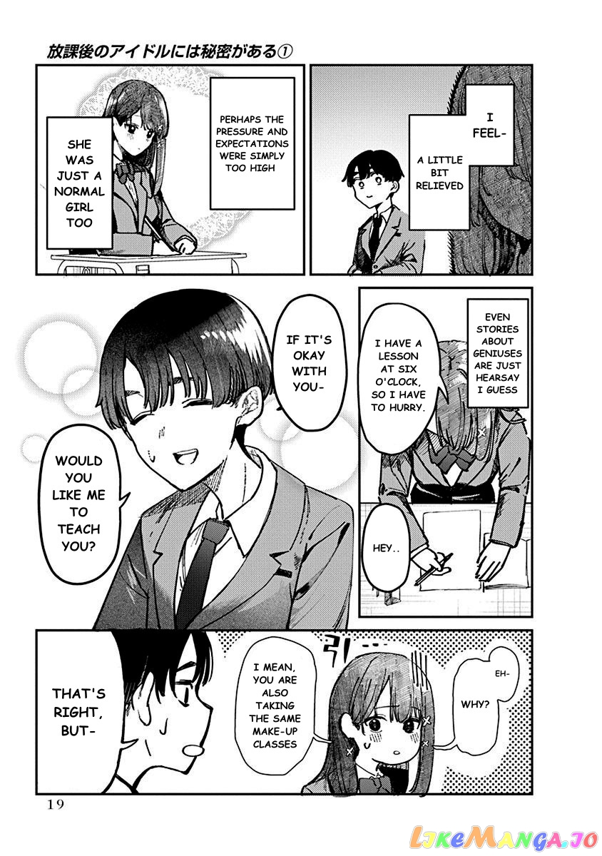 Houkago No Idol Ni Wa Himitsu Ga Aru chapter 1 - page 21