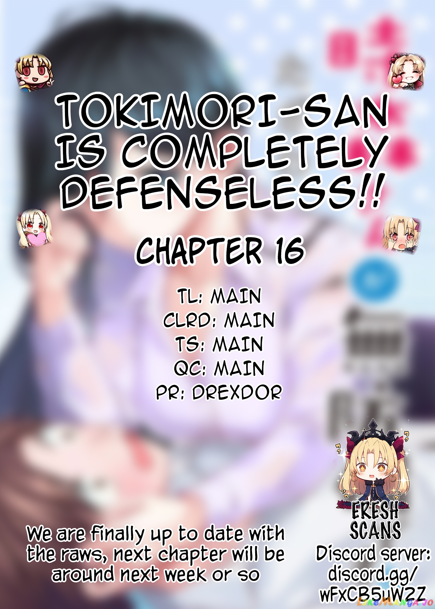 Tokimori-san Is Completely Defenseless!! chapter 16 - page 1