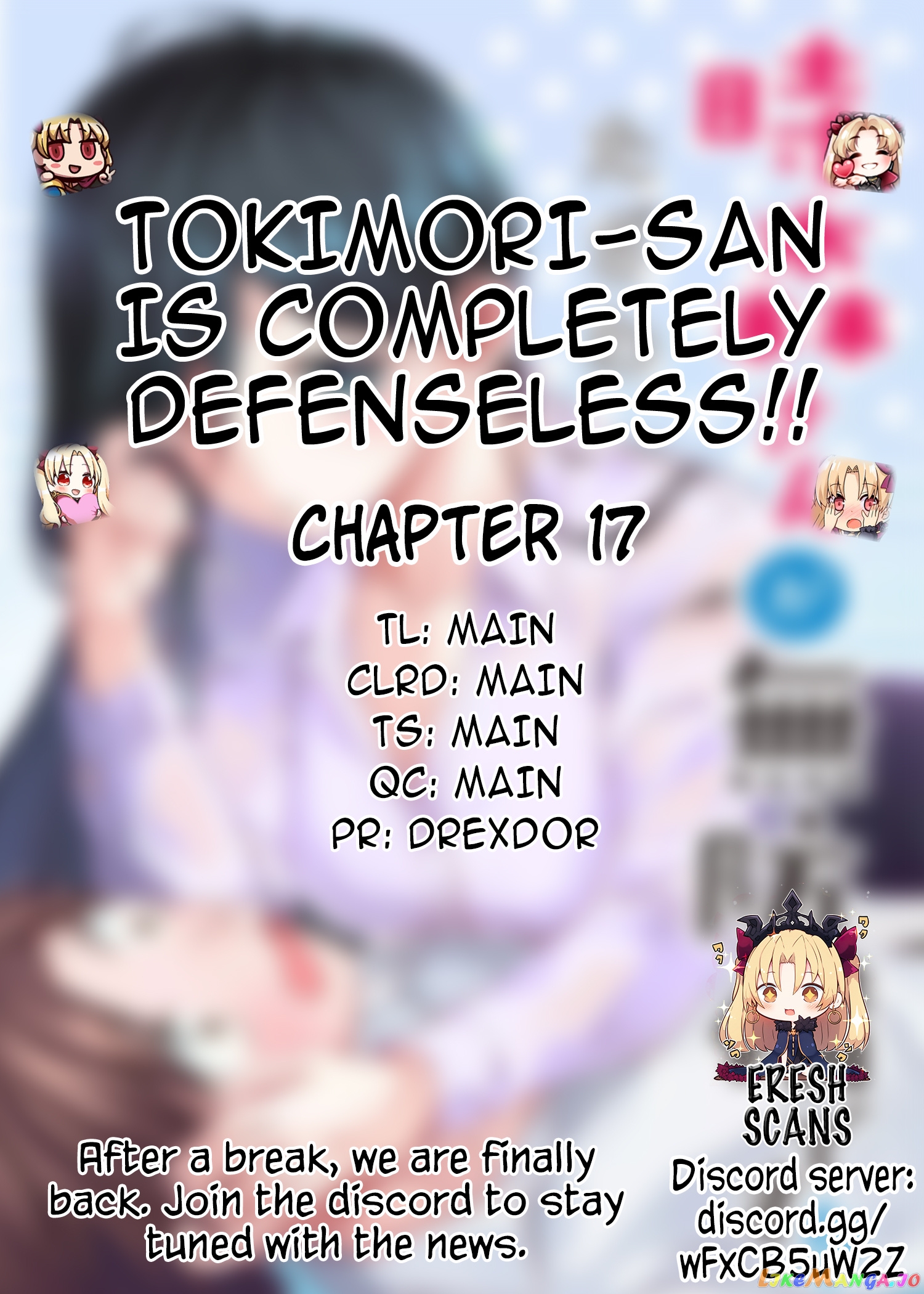 Tokimori-san Is Completely Defenseless!! chapter 17 - page 1