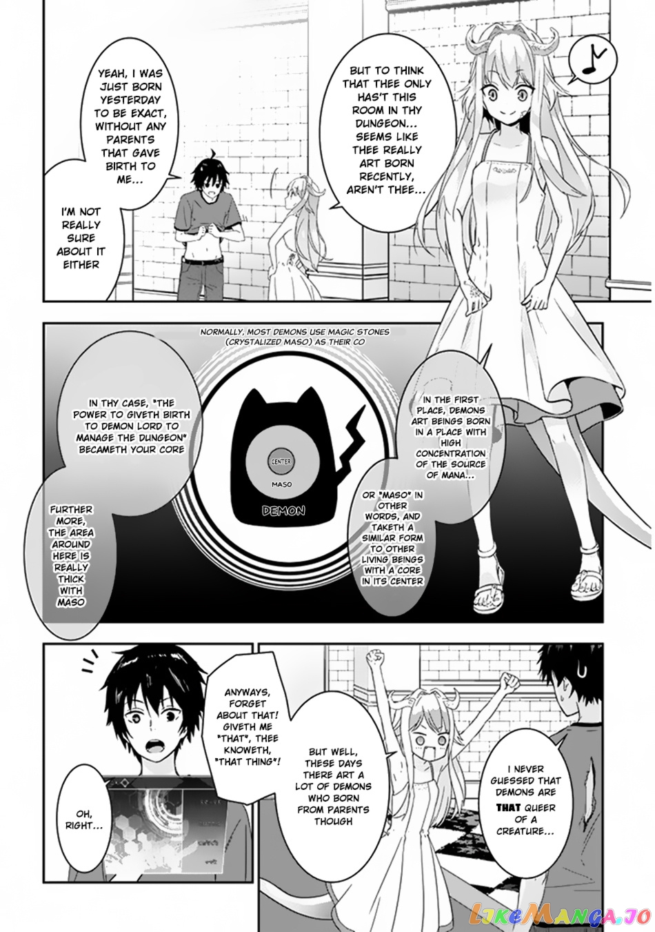 Maou Ni Natta Node, Dungeon Tsukutte Jingai Musume To Honobono Suru chapter 1.2 - page 11