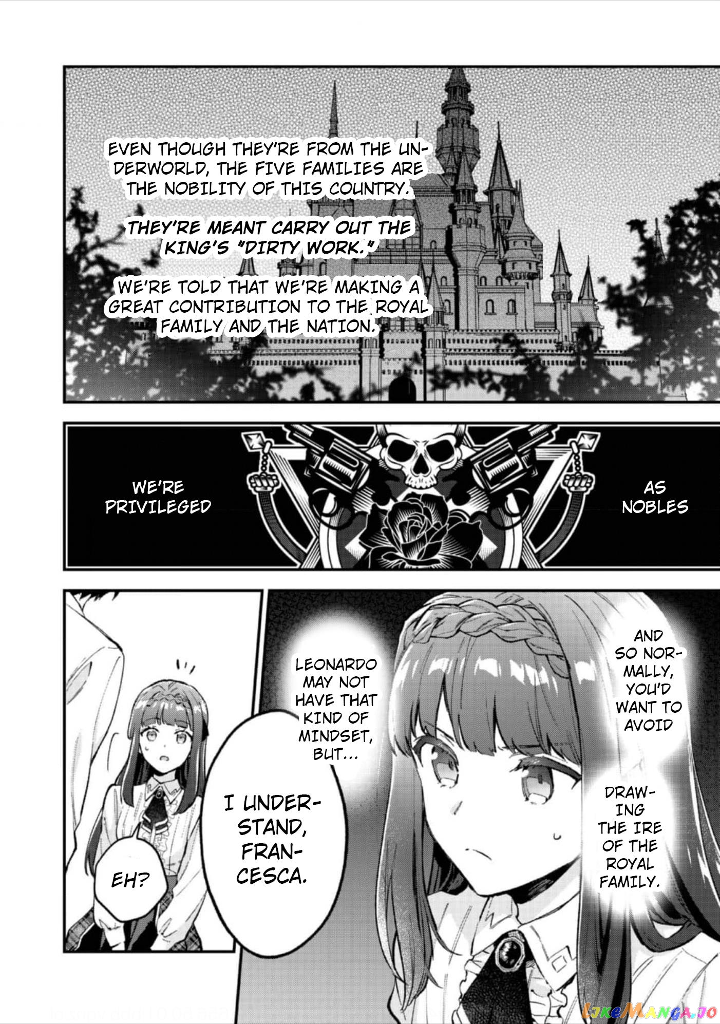 Akumana Akutou Ikka no Mana Musume, Tensei Saki mo Otome Game no Gokudou Reijou deshita chapter 7 - page 13