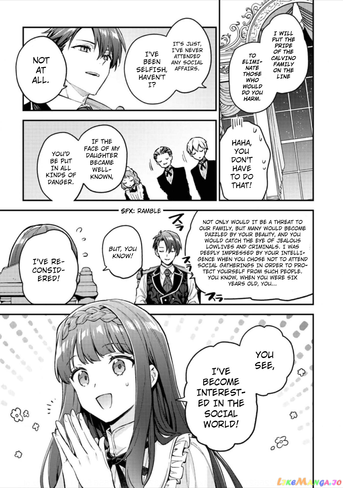 Akumana Akutou Ikka no Mana Musume, Tensei Saki mo Otome Game no Gokudou Reijou deshita chapter 7 - page 24