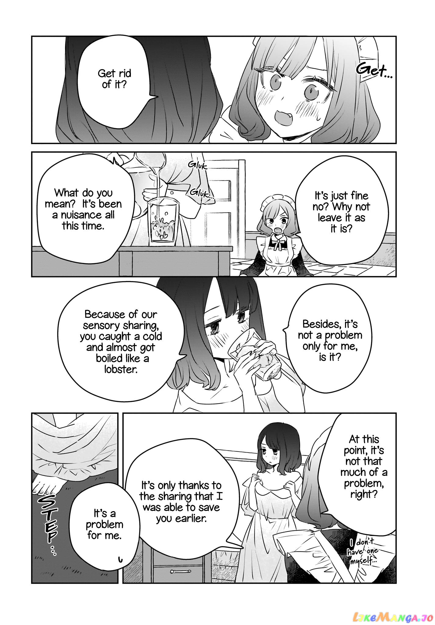 Sensory Sharing Maid-San! chapter 8 - page 16