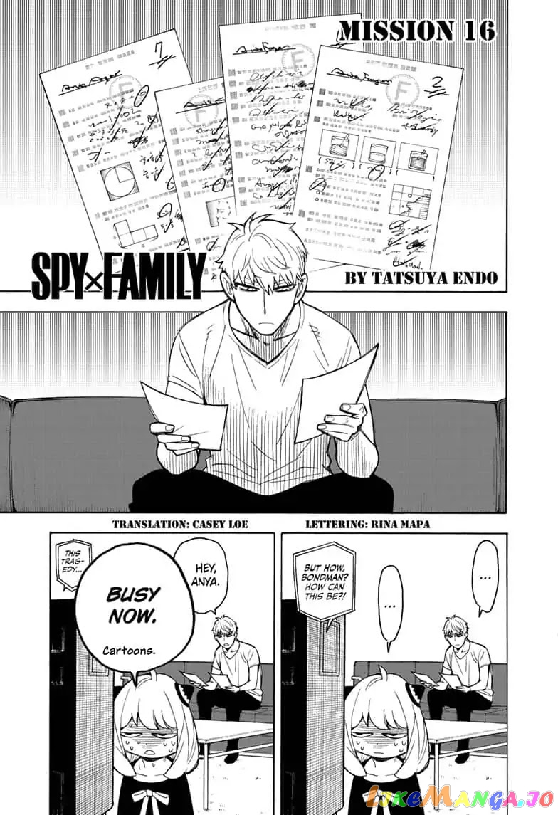 Spy X Family chapter 16 - page 1