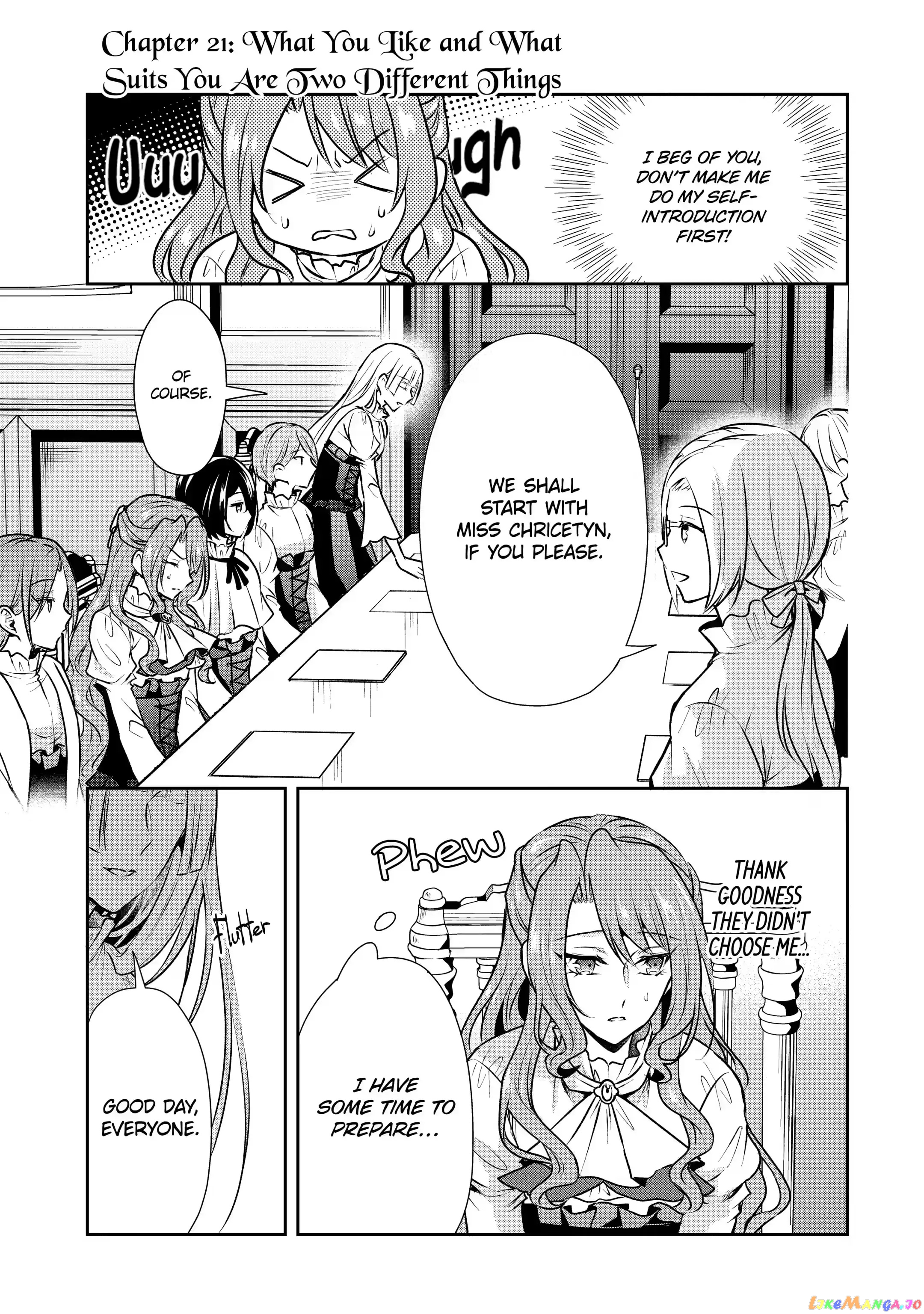 Auto-Mode Expired In The 6Th Round Of The Otome Game chapter 21.1 - page 1